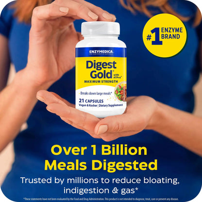 Enzymedica, Digest Gold to Go Pillbox, 21 Capsules Enzymedica