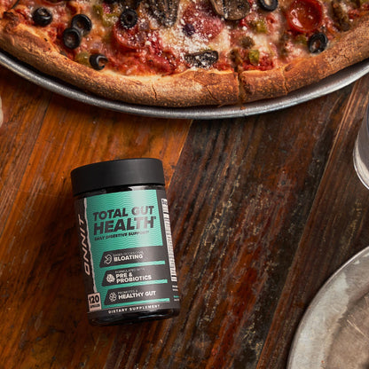 ONNIT Total Gut Health Daily Digestive Support, IGEN™ Non-GMO Tested Digestion Supplement for Women and Men with 7 Strains of Probiotics, ONNIT