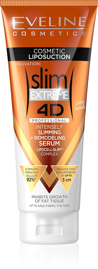 Eveline Slim Extreme 4D Liposuction Body Serum, 8.80 Fluid Ounce EVELINE COSMETICS