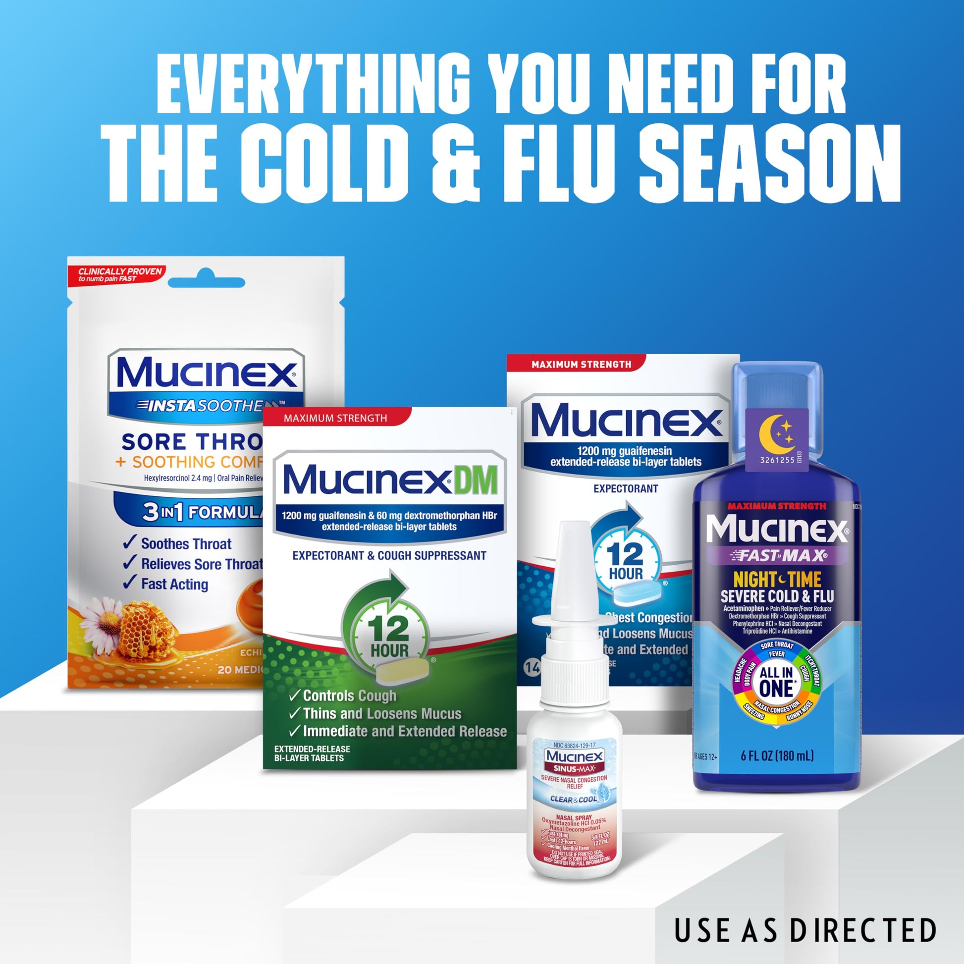 Mucinex Sinus-Max Nasal Spray Decongestant, 12 Hour Over-The-Counter Medication Nose Spray for Sinus Relief, Nasal Decongestants for Adults & Sinus Congestion, Clear & Cool 3/4 Fl Oz(22ML) Mucinex buy australia supplements