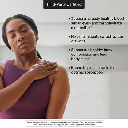 THORNE - Chromium Picolinate - Essential Mineral Supplement for Healthy Metabolism Support - Supports Carbohydrate Cravings* THORNE