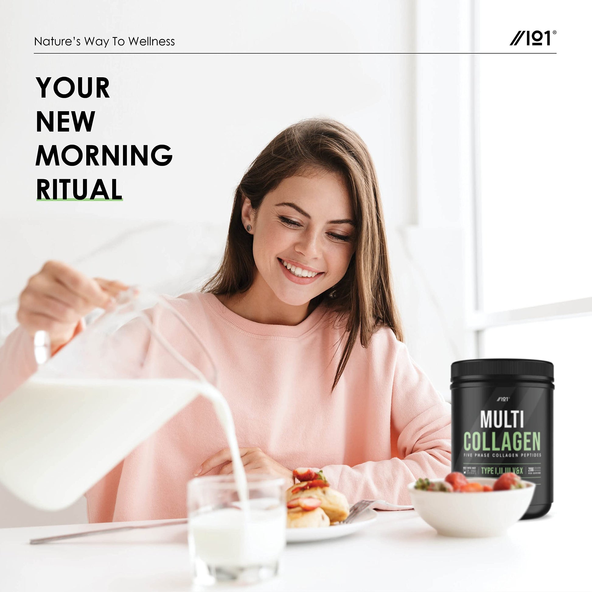 Multi Collagen Protein Powder (400g) - Types I, II, III, V & X - Hydrolyzed Grass Fed Bovine, Wild Caught Fish ALPHA01 buy australia supplements
