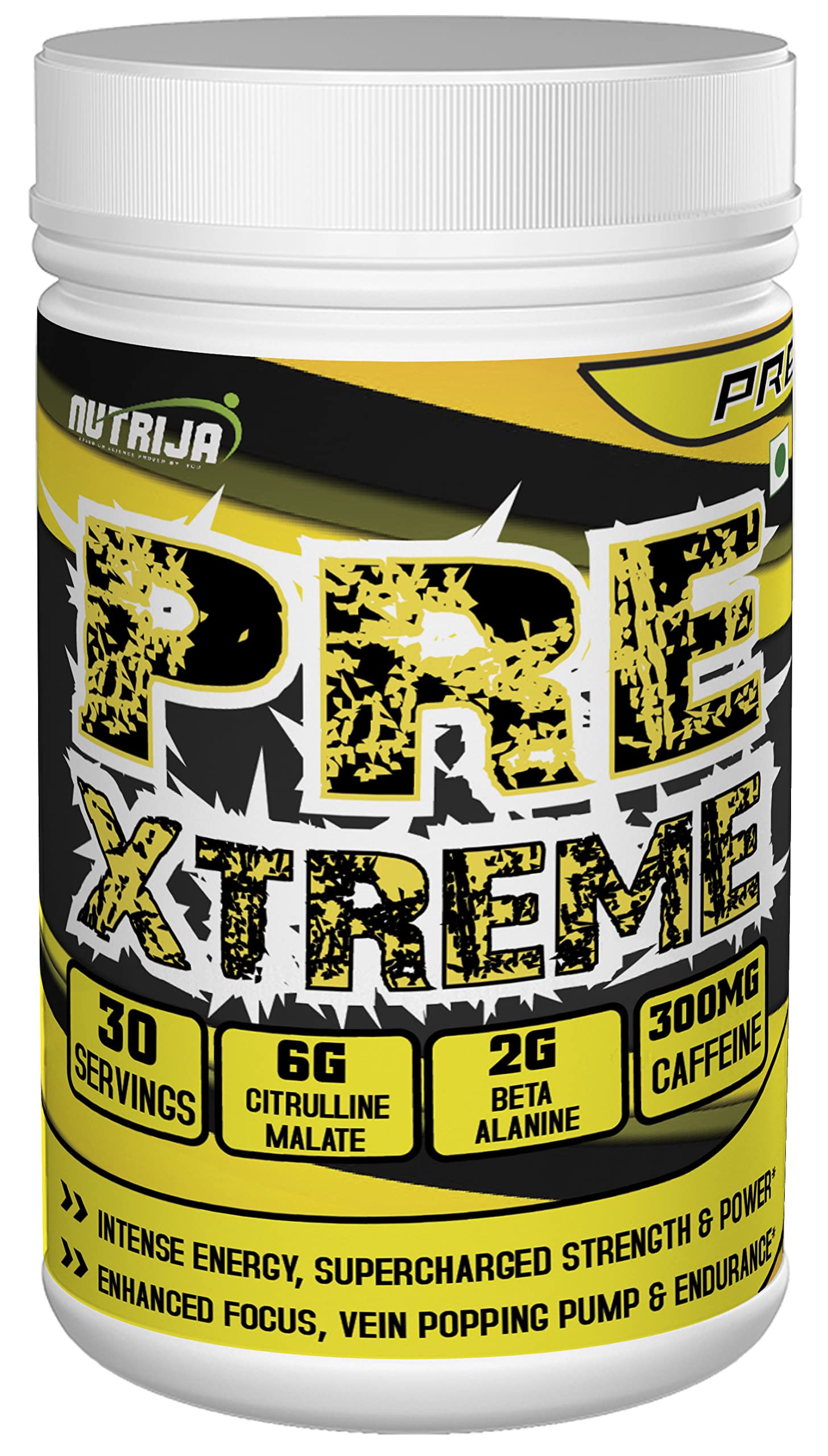 NutriJa Pre Xtreme - Pre Workout Supplement - 30 Servings (Tangy Orange) NutriJa buy australia supplements