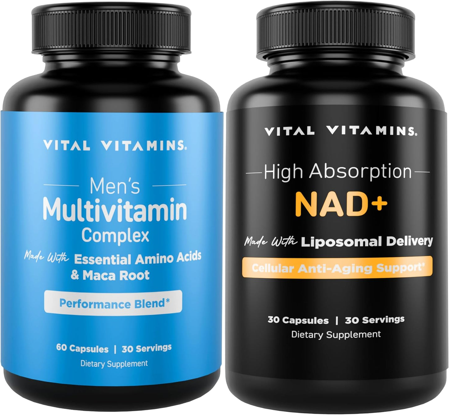 Vital Vitamins Men's Multivitamin Complex + NAD+ Supplement Gsupps Australia
