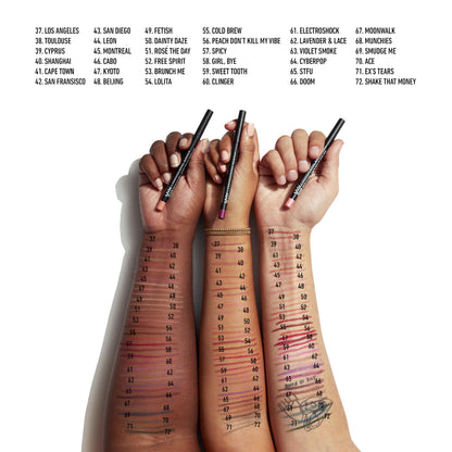 NYX PROFESSIONAL MAKEUP Suede Matte Lip Liner, Velvety-Smooth, Long-Lasting Formula For A Defined Lip Makeup Look - Cold Brew (Brown) NYX PROFESSIONAL MAKEUP