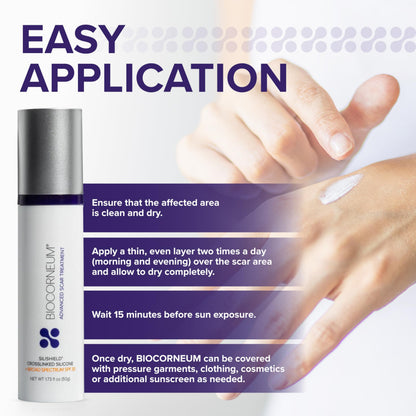 Biocorneum Silicone Scar Gel with SPF 30, Fast-Drying Scar Cream, 10g BIOCORNEUM