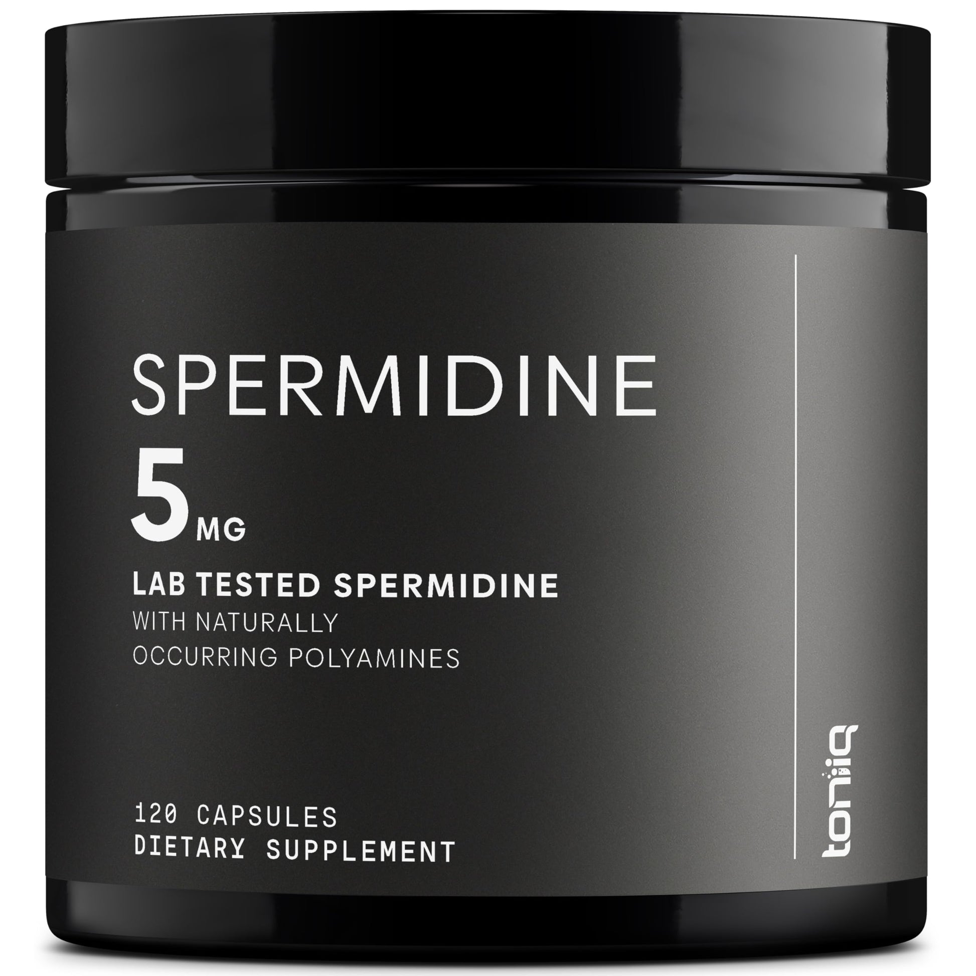 Toniiq Ultra Concentrated 500mg Spermidine Supplements for Men and Women - Non-Synthetic Spermidine Standardized to No Less Than 1% - 5mg per Serving Rice Germ Extract Toniiq buy australia supplements