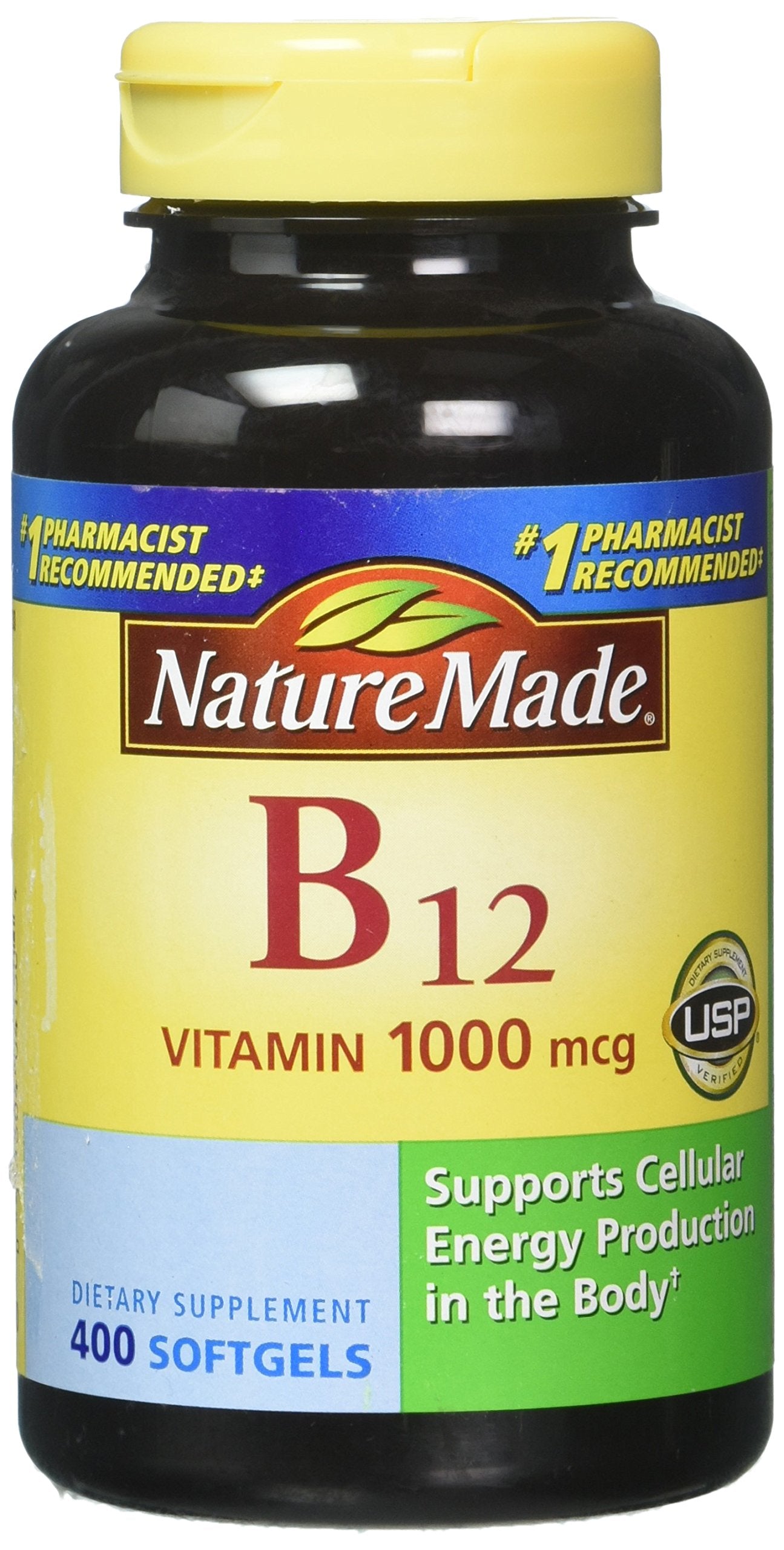 Nature Made Vitamin B12 1000 mcg, Energy Metabolism Support, 150 Softgels | B12 Vitamins 1000 mcg, Energy Metabolism Support Supplement for Women and Men, Gluten Free, 150 Day Supply Gsupps Australia