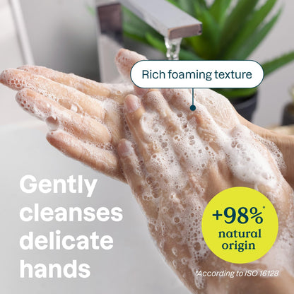 ATTITUDE Gentle Hand Soap for Sensitive Skin, Oat, Unscented, 16 oz BIO SPECTRA ATTITUDE