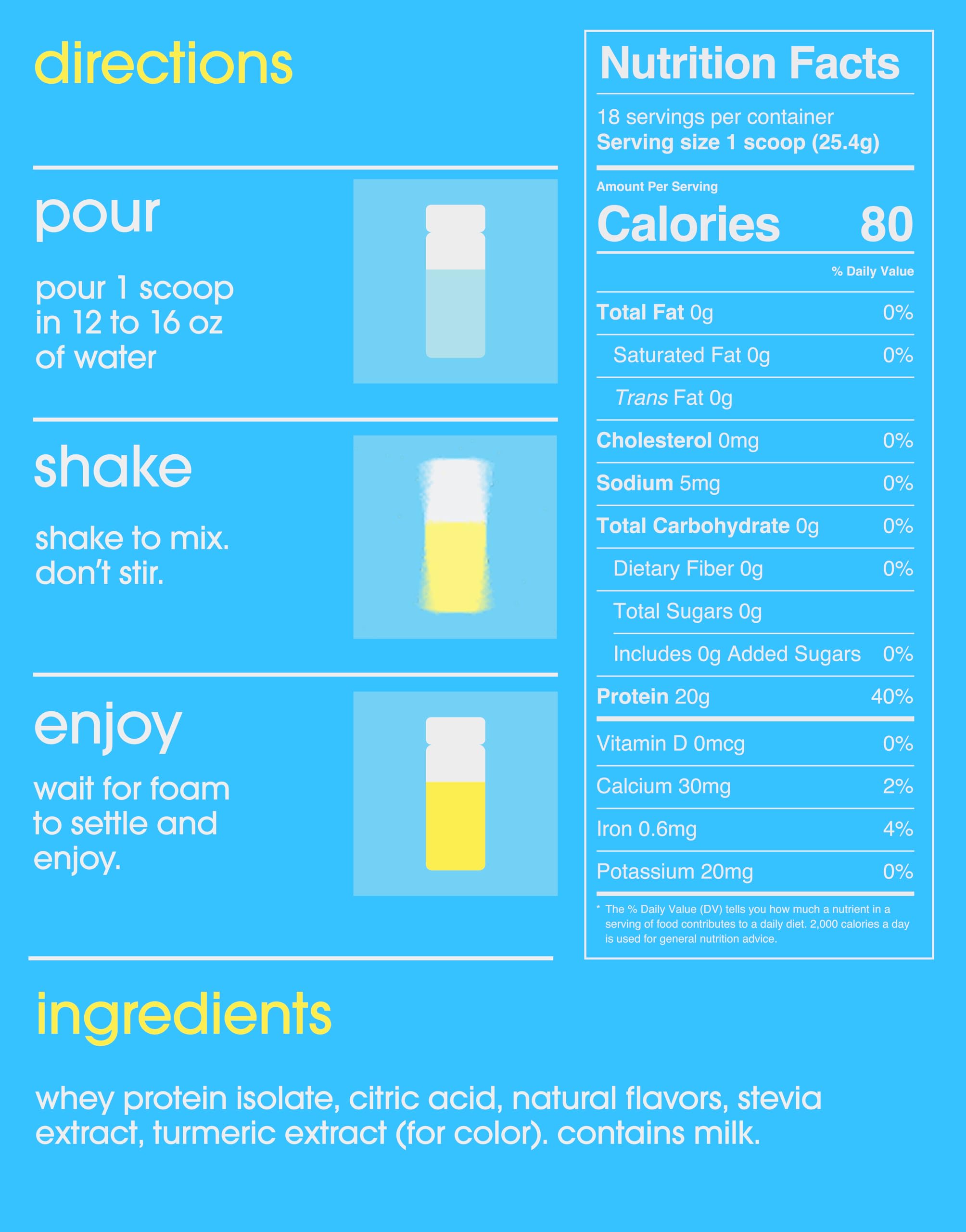 GRAMMS Clear Protein Powder 20G Protein for Women & Men | Lactose Free, Grass-Fed Whey Isolate, Gluten Free, Zero Sugar, Gut Friendly, Non-Bloating GRAMMS buy australia supplements