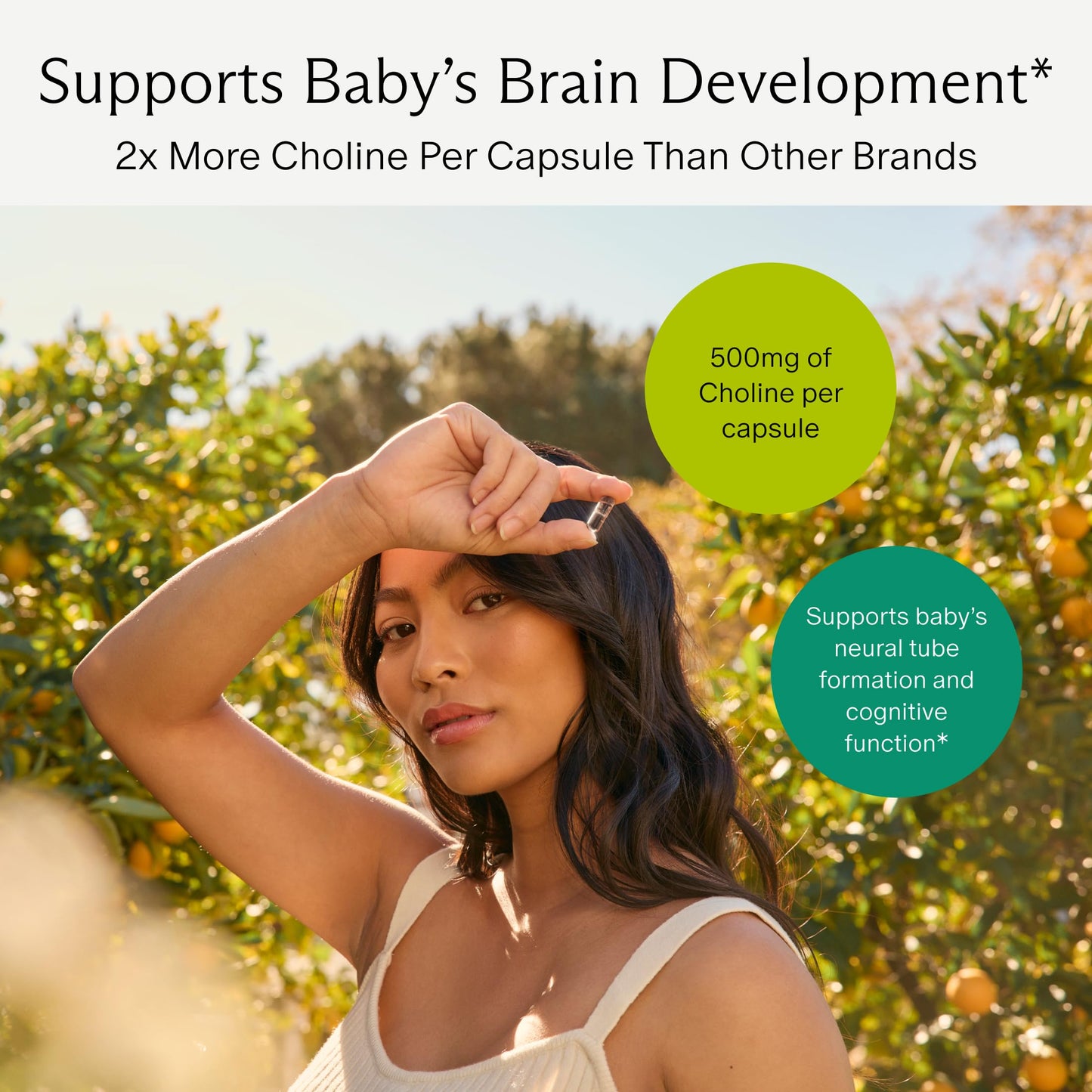 Needed. Prenatal Choline+ Liquid Capsules for Cognitive Development - Choline Supplements For Pregnancy - Aids Baby Brain Development & Supports Healthy Pregnancy Needed.