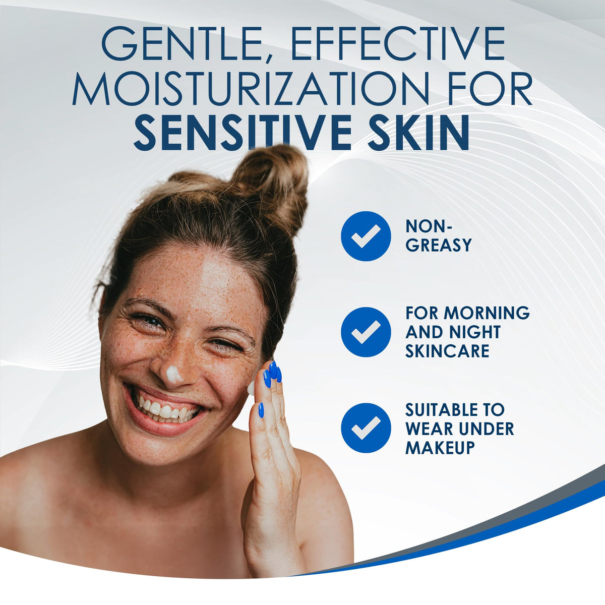 Vanicream Daily Facial Moisturizer, Face Cream with 5 Key Cermides & Hyaluronic Acid, 3 Fl Oz, Formulated Without Common Irritants for Sensitive Skin, Lightweight, Non-Greasy Hydration Vanicream
