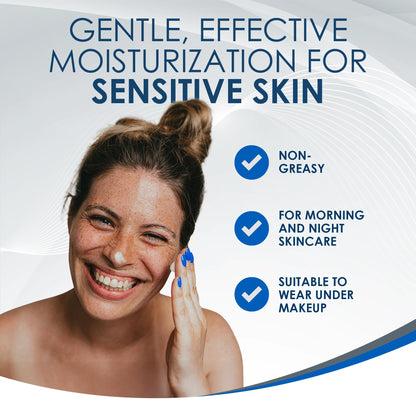Vanicream Daily Facial Moisturizer, Face Cream with 5 Key Cermides & Hyaluronic Acid, 3 Fl Oz, Formulated Without Common Irritants for Sensitive Skin, Lightweight, Non-Greasy Hydration Vanicream