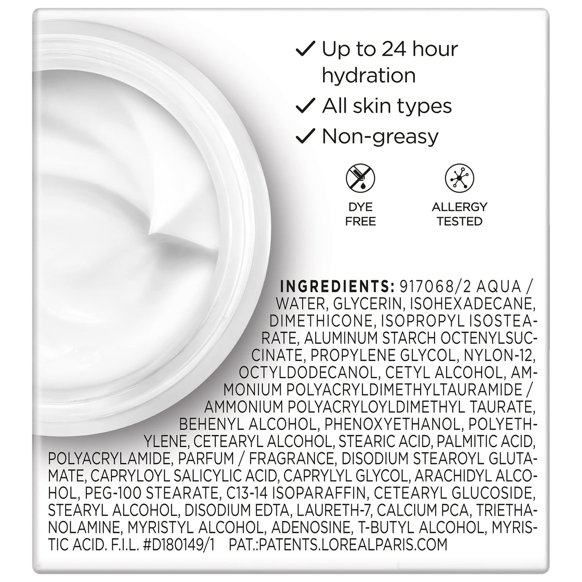 L'Oreal Paris Wrinkle Expert 55+ Anti-Aging Face Moisturizer with Calcium, Non-Greasy, Suitable for Sensitive Skin 1.7 fl. oz L'Oreal Paris