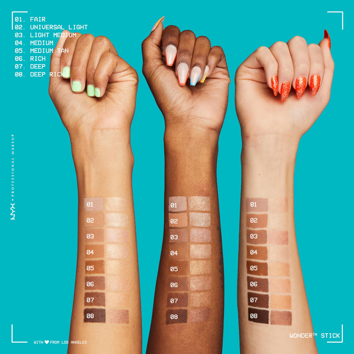NYX PROFESSIONAL MAKEUP Wonder Stick, Face Shaping & Contouring Stick - Universal Light NYX PROFESSIONAL MAKEUP