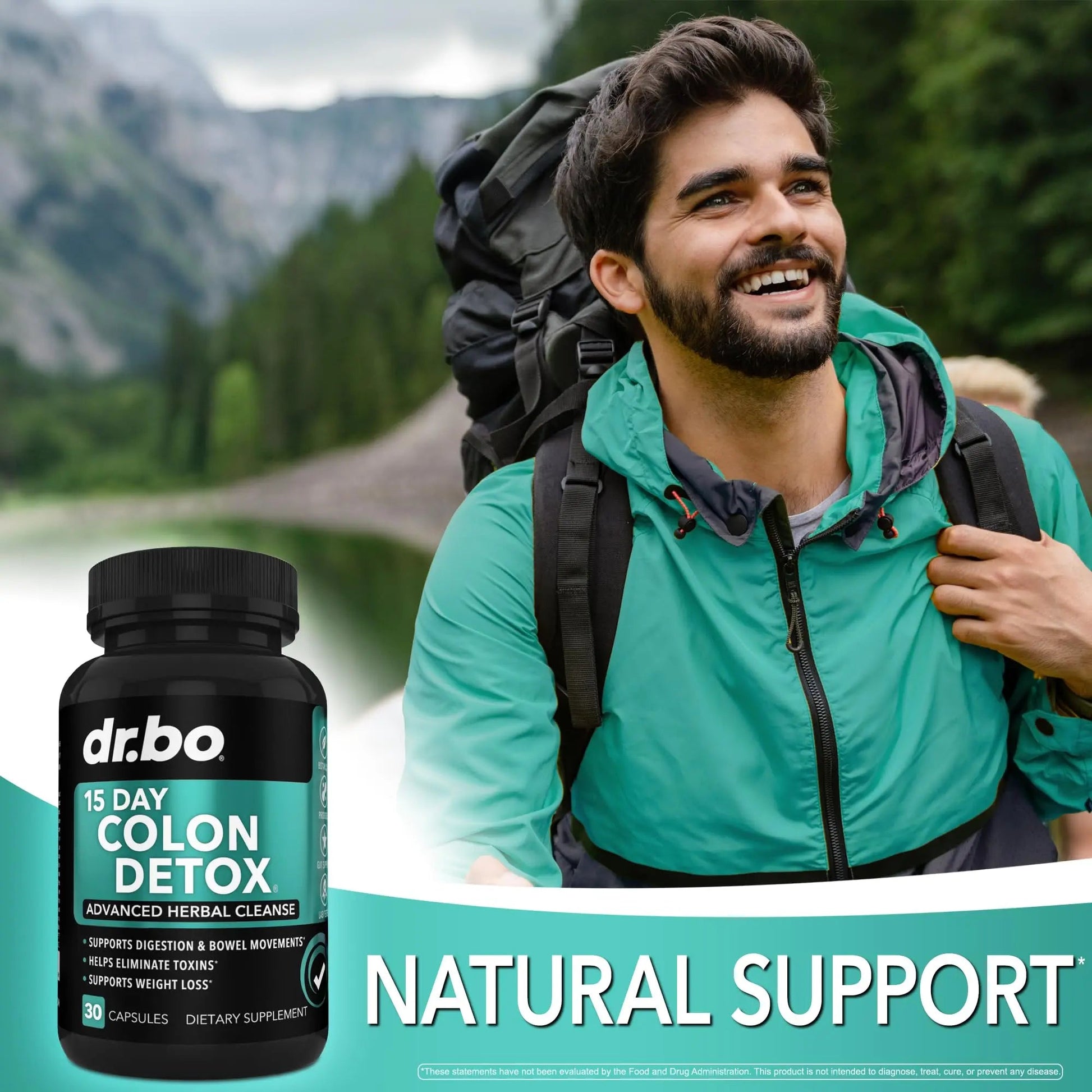 Colon Cleanser Detox for Weight Flush - 15 Day Intestinal Cleanse Pills & Probiotic - Fast Natural Laxative for Constipation Relief - Bowel Movement Supplements for Stomach Bloating, Gut Loss Support DR. BO buy australia supplements