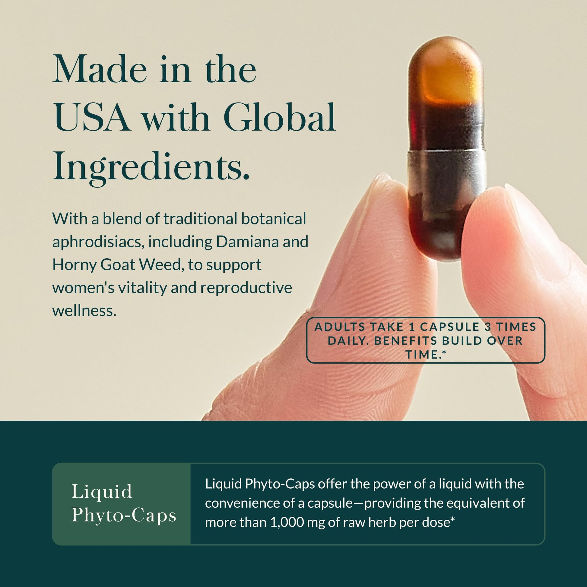 Gaia Herbs Womens Libido - Supports Energy to Maintain Healthy Libido* - with Tribulus & Horny Goat Weed - 60 Vegan Liquid Phyto-Caps (60 Servings) Gaia Herbs buy australia supplements