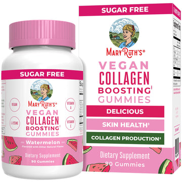 MaryRuth Organics Vegan Collagen for Women & Men, Collagen Boosting Gummies, Skin Care, Lysine, Vitamin C, Vitamin A, Amla, Supplement for Hair & Skin, Vegan, Non-GMO, Gluten Free, 90 Servings MARYRUTH'S buy australia supplements