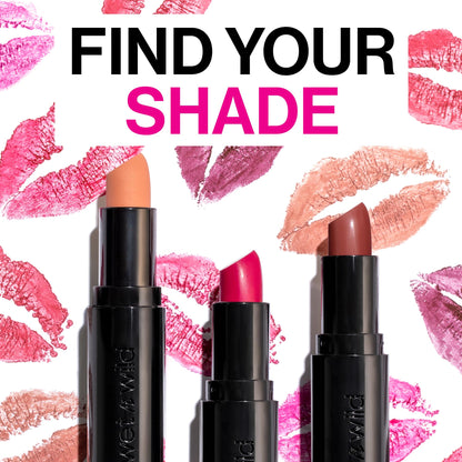 wet n wild Mega Last Matte Lip Color, Semi Matte Hyaluronic Acid Infused, Long Lasting Full Coverage for a Nourishing Pout, Cruelty-Free & Vegan - Bare it All wet n wild