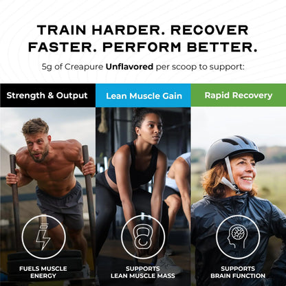 Muscle Feast Creapure Creatine Monohydrate Powder, Vegan Keto Friendly Gluten-Free, Mass Gainer, Muscle Recovery Supplement and Trusted Creatine for Muscle Growth, Muscle Feast