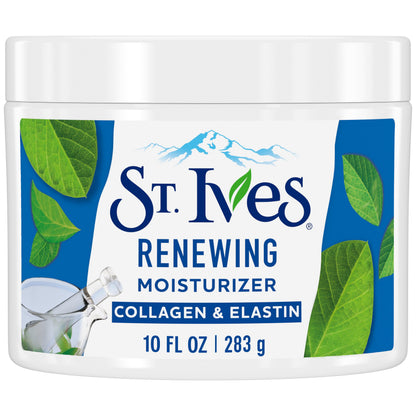 St. Ives Collagen Elastin Face Moisturizer for Dry Skin, Paraben free and Non Comedogenic, 10 oz St. Ives