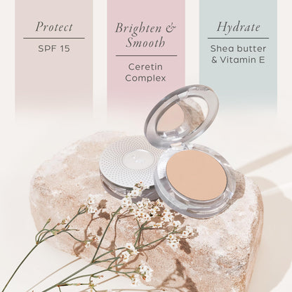 PÜR 4-in-1 Pressed Mineral Powder Foundation, SPF 15, Light, Full Coverage PÜR MINERALS