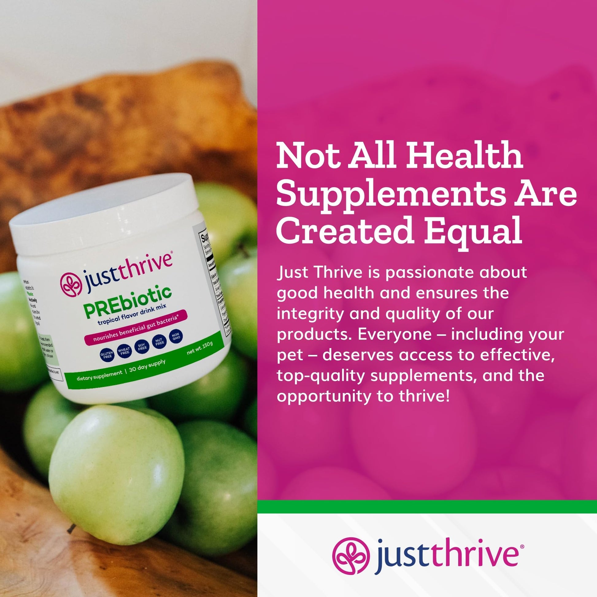 Just Thrive PREbiotic Powder - Digestive and Immune Support Supplement, 150 g Just Thrive buy australia supplements