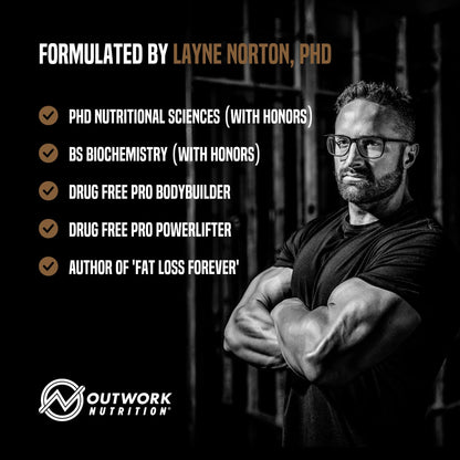 Outwork Nutrition Whey Isolate Protein Powder - Accelerates Muscle Building & Recovery - Low Lactose, Gluten-Free - Post Workout Supplement - Enhanced Protein Synthesis, Vanilla, 1.6lbs