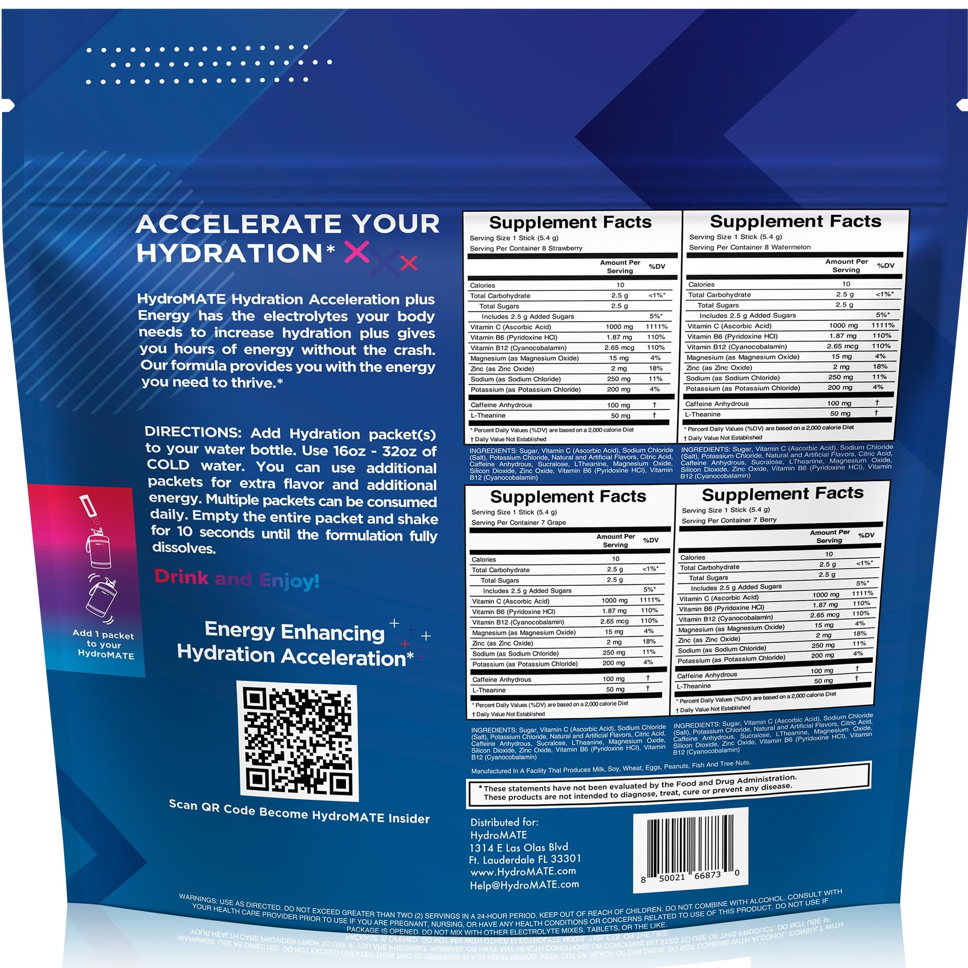 HydroMATE Electrolytes Powder Drink Mix Packets Hydration Accelerator Low Sugar Party Favors for Rapid Recovery Vitamin C Plu NatureWorks buy australia supplements