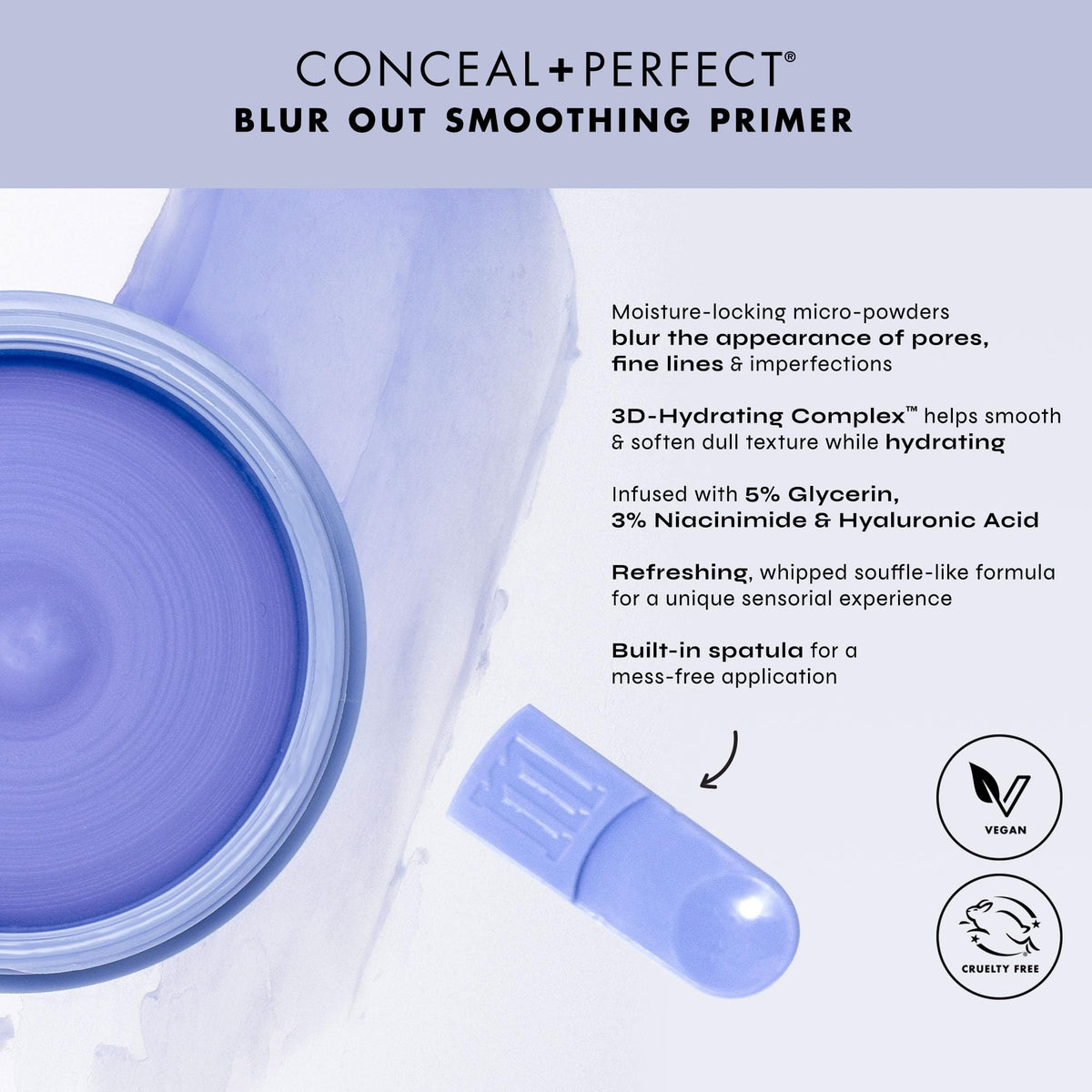 Milani Conceal + Perfect Blur Out Smoothing Primer Hydrating Base 0.74 oz Milani