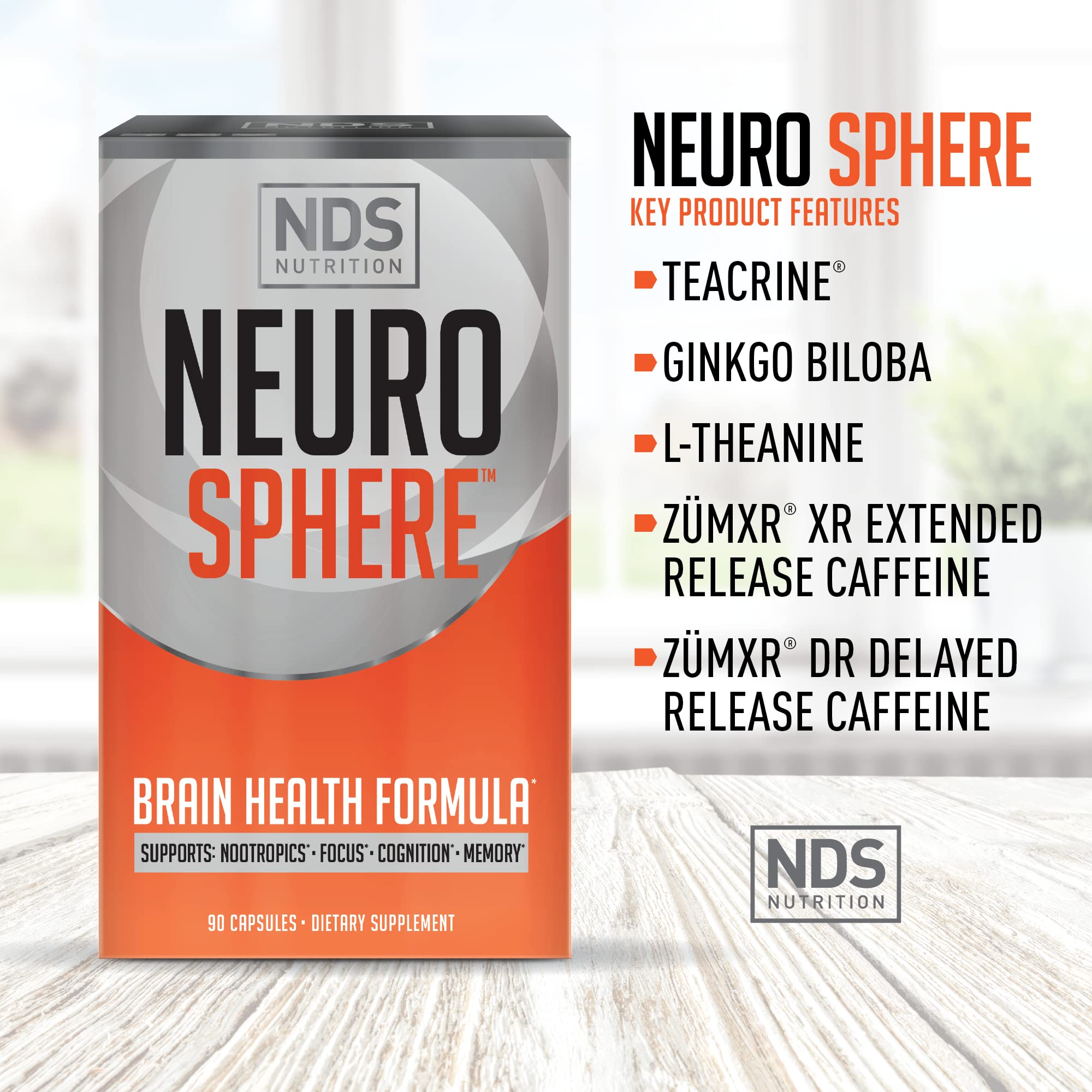FitLife Brands Nutrition Neuro Sphere - Brain Health Formula - Nootropic, Increase Focus and Energy, Enhance Concentration, Antioxidant and Immunity Support - 90 Capsules FitLife Brands buy australia supplements