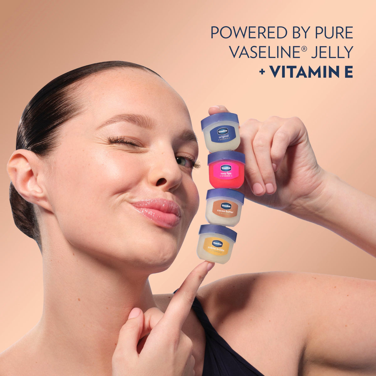 Vaseline Lip Therapy Cocoa Butter Mini Lip Balm For Dry Lips 0.5oz 2ct Vaseline