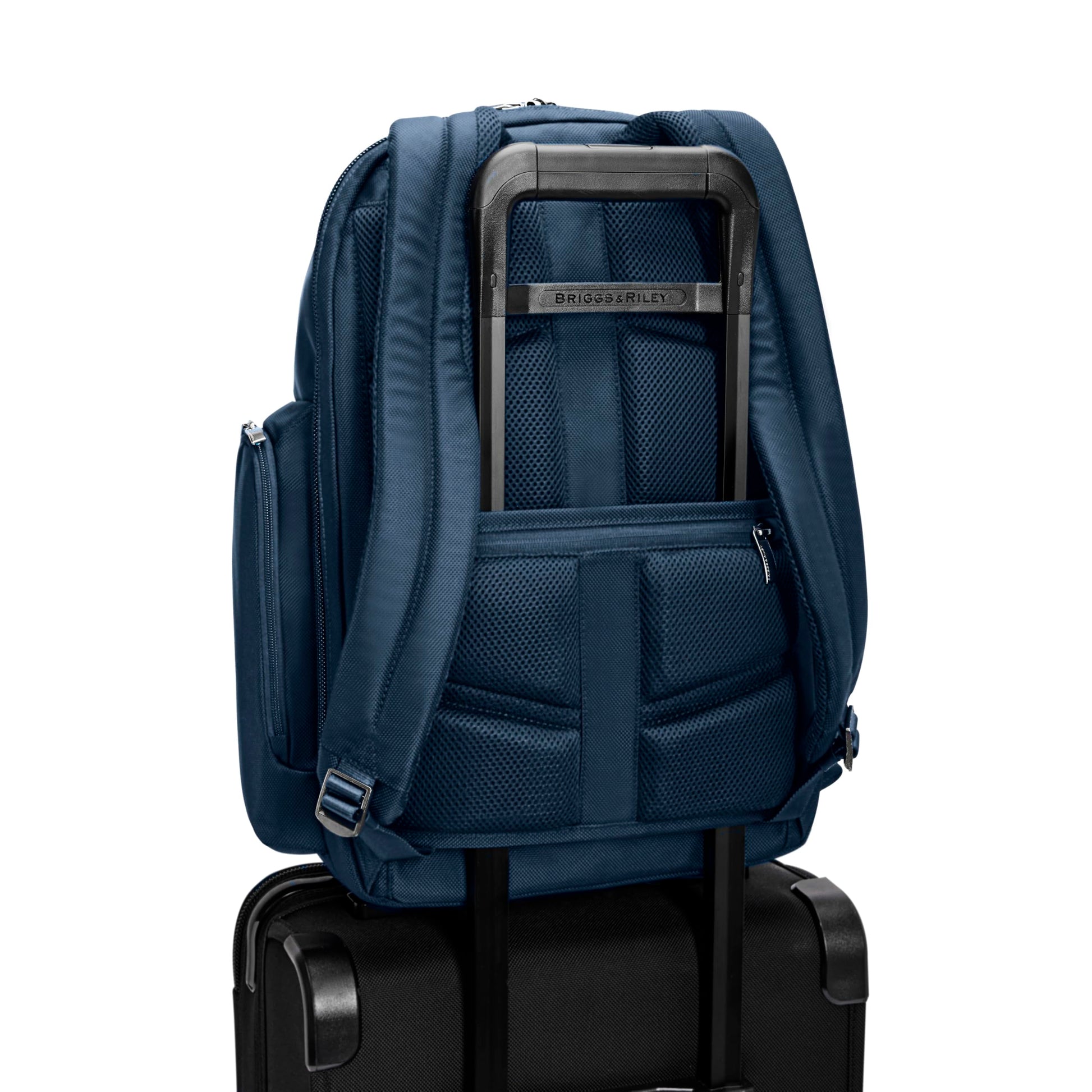 Briggs & Riley Medium Cargo Backpack for Women & Men - Laptop Backpack, For Work & Travel, Lightweight & Durable, Padded Straps, Fits up to 15" Laptop - @work Collection, Black Gsupps Australia
