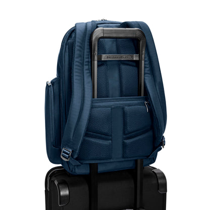 Briggs & Riley Medium Cargo Backpack for Women & Men - Laptop Backpack, For Work & Travel, Lightweight & Durable, Padded Straps, Fits up to 15" Laptop - @work Collection, Black Gsupps Australia