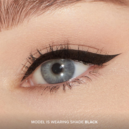 Too Faced Better Than Sex Easy Glide Liquid Eyeliner | Flake & Waterproof Liquid Eyeliner For Intense Pigment, 0.02 Fl Oz, Black Too Faced