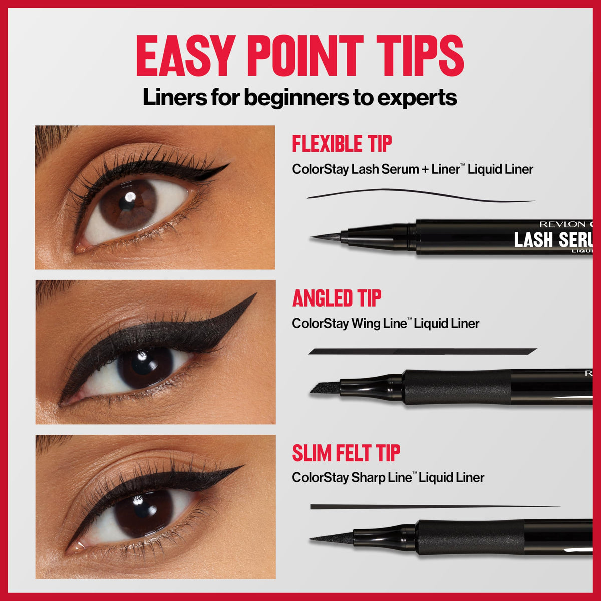 Revlon ColorStay Sharp Line Liquid Eyeliner, Blackest Black, 0.04 fl oz REVLON