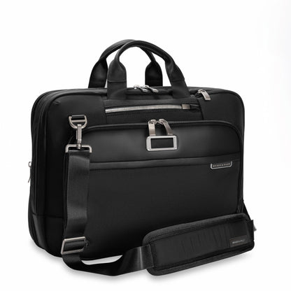 Briggs & Riley Medium Cargo Backpack for Women & Men - Laptop Backpack, For Work & Travel, Lightweight & Durable, Padded Straps, Fits up to 15" Laptop - @work Collection, Black Gsupps Australia