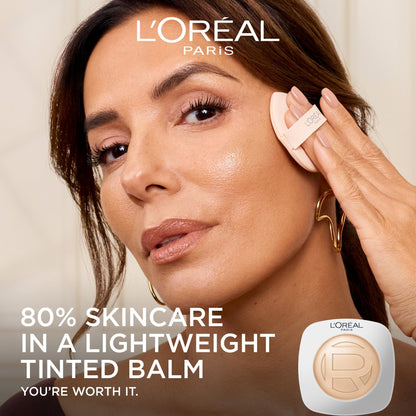 L'Oreal Paris True Match Hyaluron Tinted Balm Foundation, Skincare Foundation with Light to Medium Radiant Coverage, Minimizes Wrinkles and Fine Lines, Non-Comedogenic Formula, Medium Light 4 L'Oreal Paris