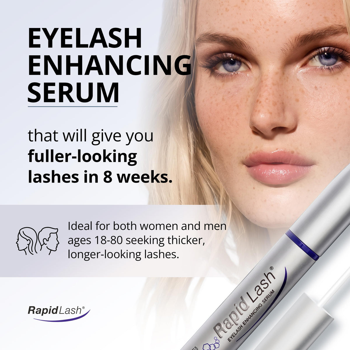 RapidLash Eyelash Enhancing Serum - 2 Month Supply, 3mL RapidLash