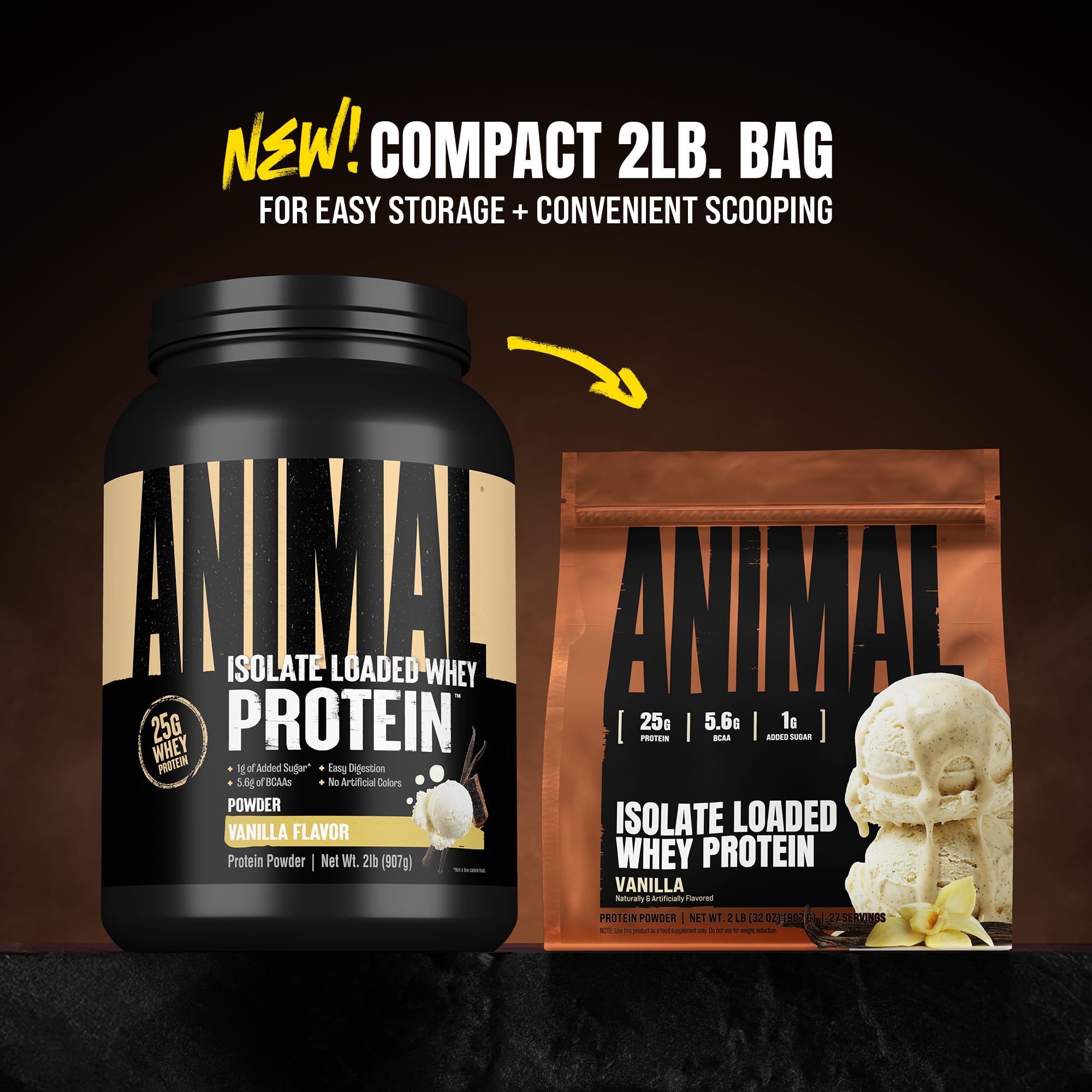Animal Whey Isolate Protein Powder - Loaded for Pre & Post Workout Muscle Builder and Recovery with Digestive Enzymes for Men & Women - 25g Protein, Great Taste, Low Sugar - Vanilla 2 lbs Animal buy australia supplements