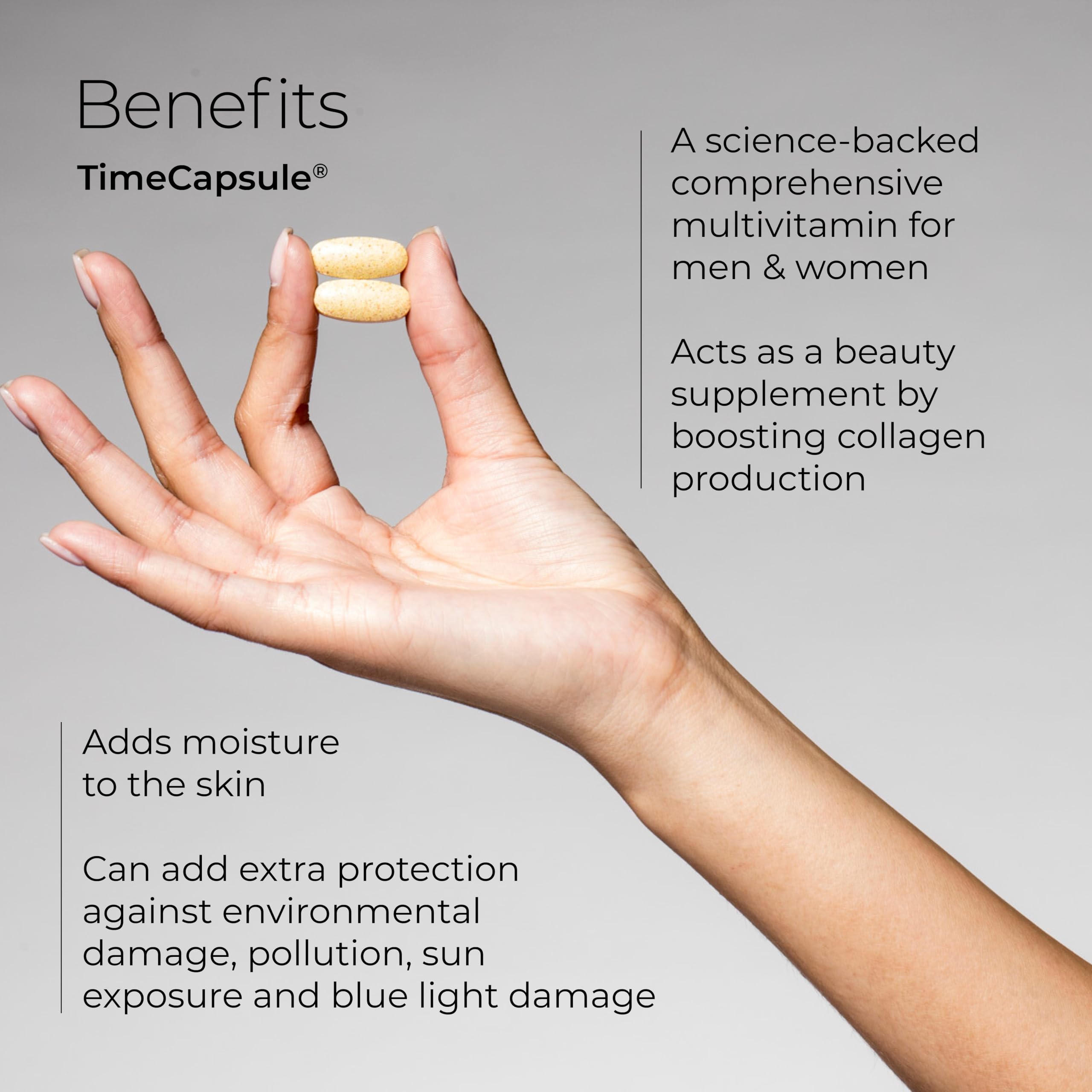 Hush & Hush TimeCapsule Multivitamin, Women's Multivitamin, Men's Multivitamin, Clean Nutraceuticals Supplements That Contains Hyaluronic Acid Hush & Hush buy australia supplements