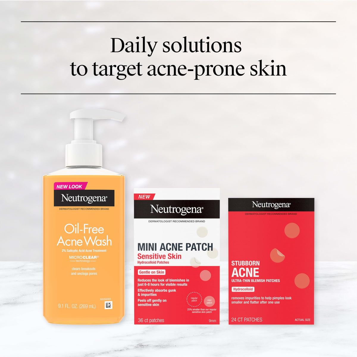 Neutrogena Stubborn Acne Patches, Ultra-Thin Pimple Patches, 24 Ct Neutrogena