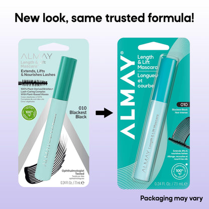 Almay Length & Lift Mascara, 10 Blackest Black, 1 Count Almay