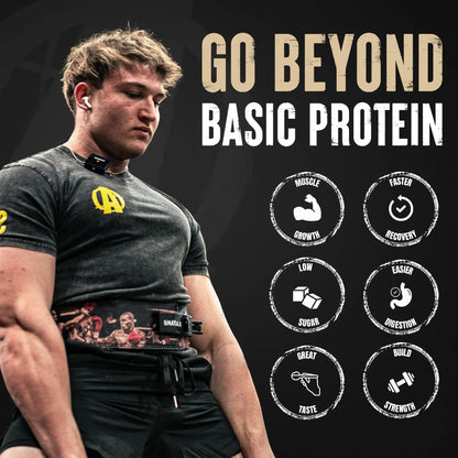 Animal Whey Isolate Protein Powder - Loaded for Pre & Post Workout Muscle Builder and Recovery with Digestive Enzymes for Men & Women - 25g Protein, Great Taste, Low Sugar - Vanilla 2 lbs Animal