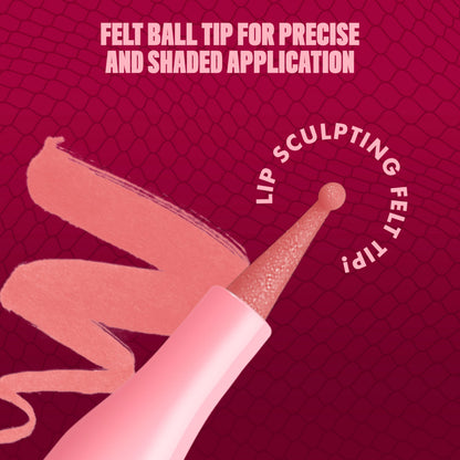 NYX PROFESSIONAL MAKEUP Lip Lingerie Liner Stain, Seamless Make Up with All-Day Stain, Waterproof Lip Stain Finish - Cuff Me NYX PROFESSIONAL MAKEUP