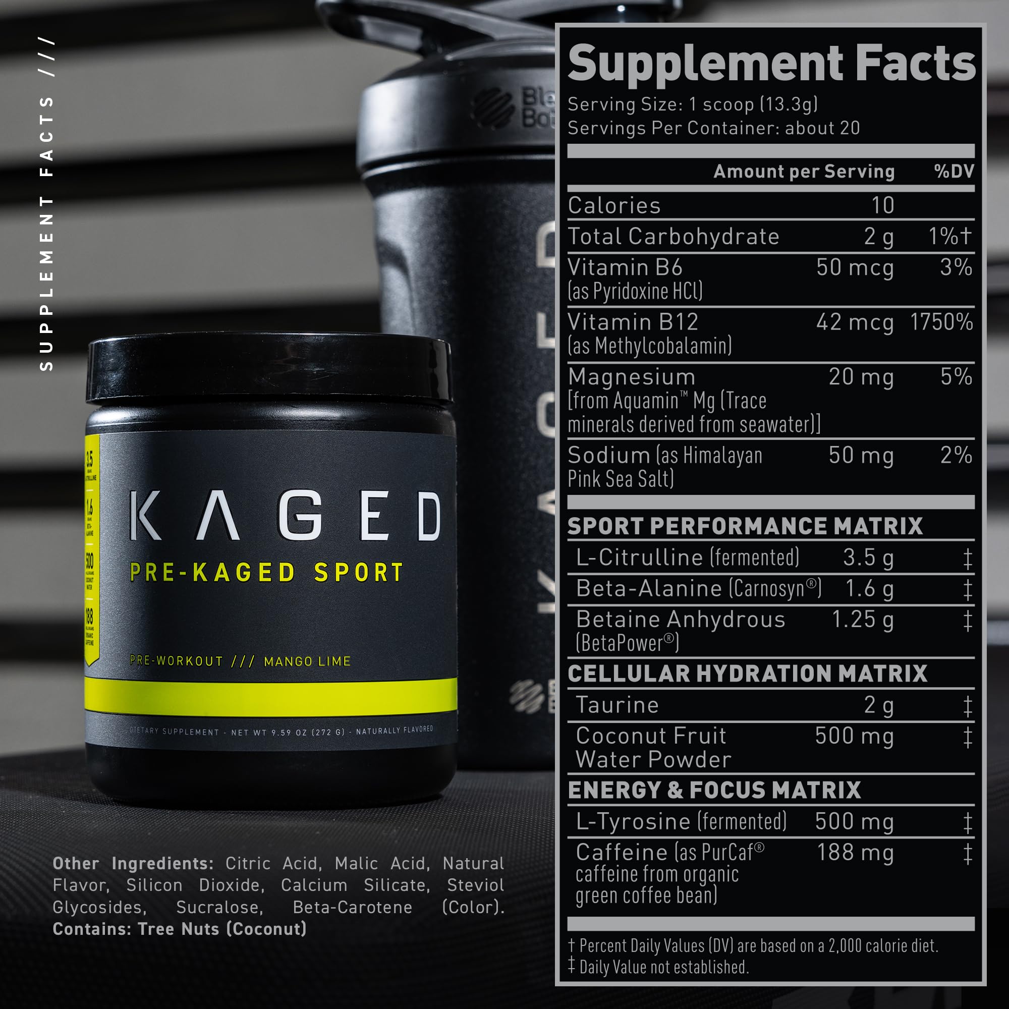 Kaged Pre Sport & Creatine Monohydrate Bundle | Mango Lime Pre + Unflavored Creatine Kaged buy australia supplements