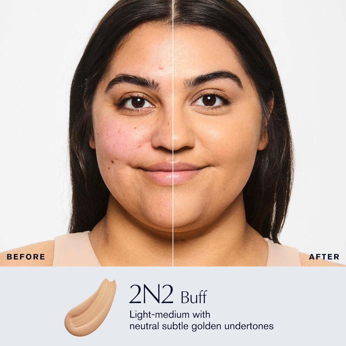 Estée Lauder Double Wear Stay-in-Place Foundation Makeup | 36-Hour Long-Wear Oil-Free Liquid Matte Foundation | Hydrating, Breathable, Buildable | New Formula, 1 Fl Oz, 2N2 Buff Estée Lauder