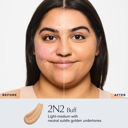 Estée Lauder Double Wear Stay-in-Place Foundation Makeup | 36-Hour Long-Wear Oil-Free Liquid Matte Foundation | Hydrating, Breathable, Buildable | New Formula, 1 Fl Oz, 2N2 Buff Estée Lauder