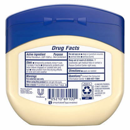 Vaseline Original Petroleum Healing Jelly for Dry Cracked Skin 13oz 3ct Vaseline