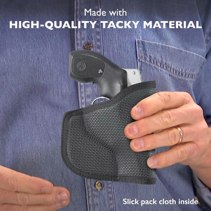 DeSantis Nemesis - Gun Pocket Holsters for Concealed Carry, Concealed Pocket Holster for Pistols, Revolvers, Soft, Designed for Comfort & Discreet Carry, Ambidextrous Gsupps Australia